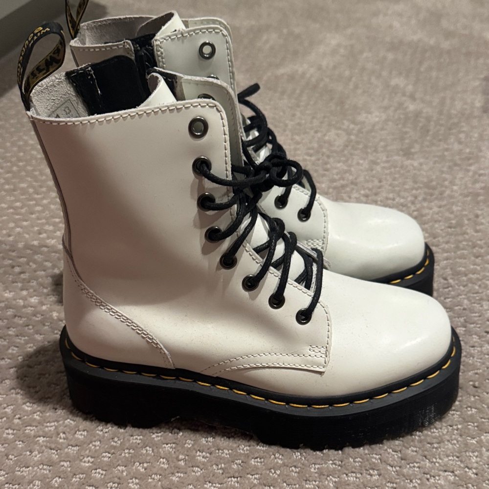 Dr. Martens White Combat Boots BRAND NEW